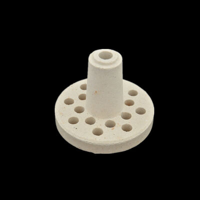 Порозность обычно менее 15 процентов высокотемпературная мулитовая керамика, подходящая для промышленных применений, с твердостью от 7 до 8 мохов