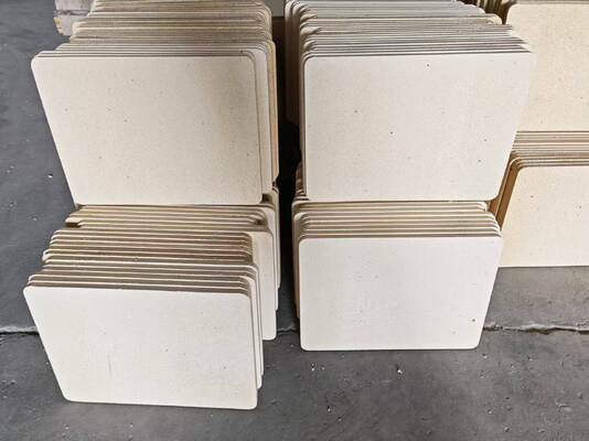 Неостекленные кордиеритные полицы для муллитных печей с гладким краем, оптимизированные для долговременной работы под давлением тепла